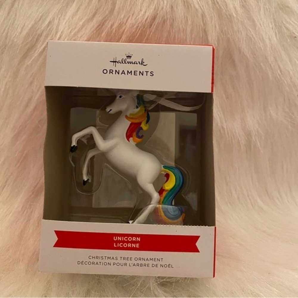 Hallmarks Unicorn Ornament  Never‎ Opened New In Box Tree Christmas Holiday
